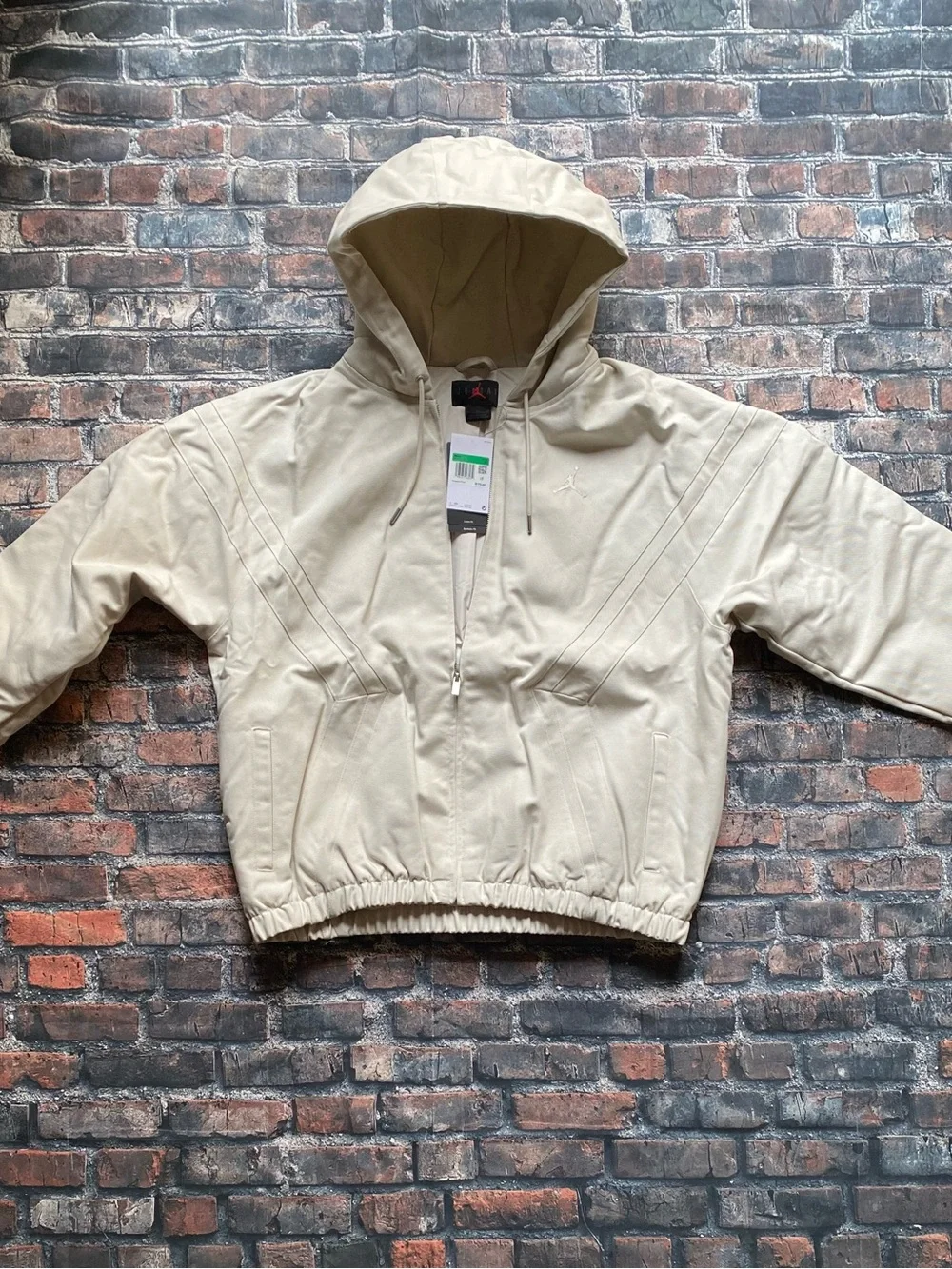 MSRP$175 (NEW) NIKE Flight Draft Jacket Light Orewood  Mens XL - Loose Fit